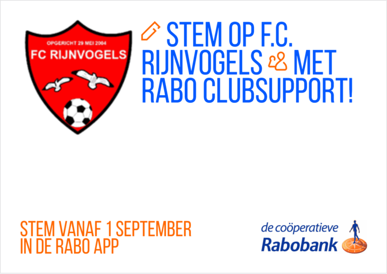Rabo ClubSupport | Stem op FC Rijnvogels!