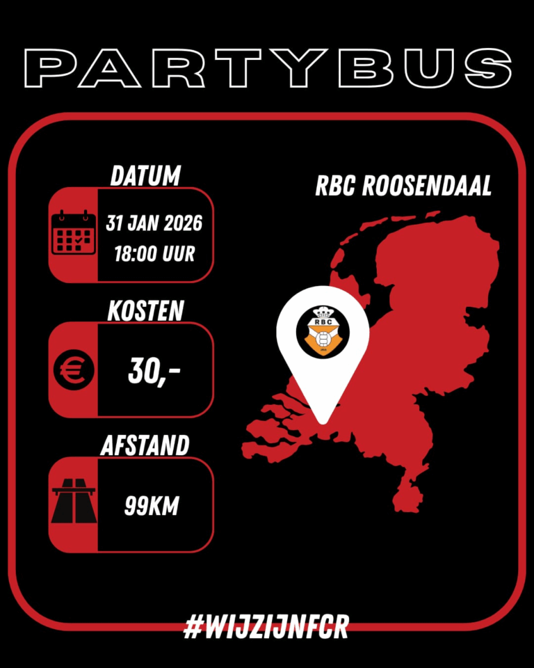 Partybus | RBC – FC Rijnvogels