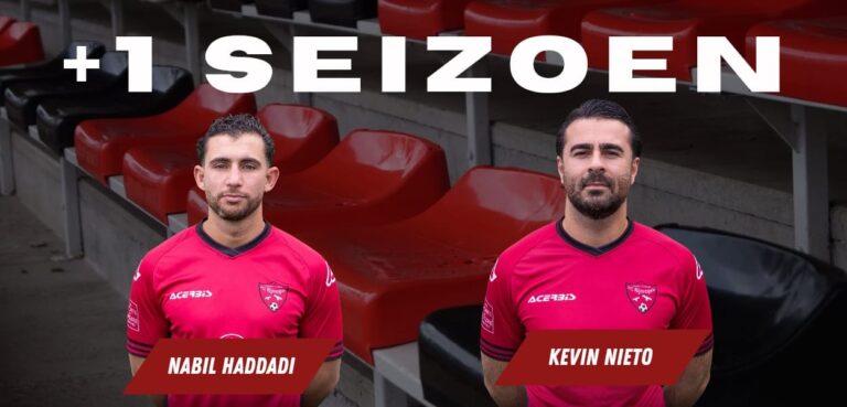 De vrienden Nabil Haddadi en Kevin Gomez Nieto tekenen beide bij voor minimaal 1 seizoen!