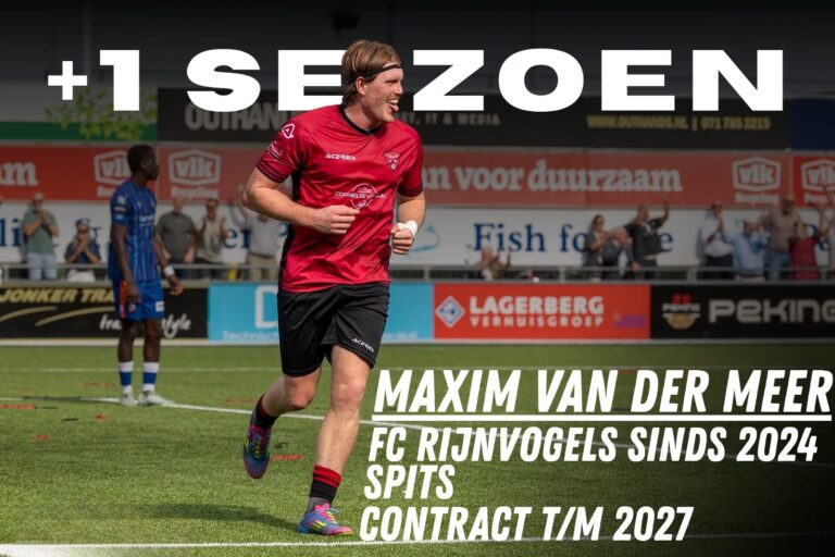 Spits Maxim van der meer blijft!