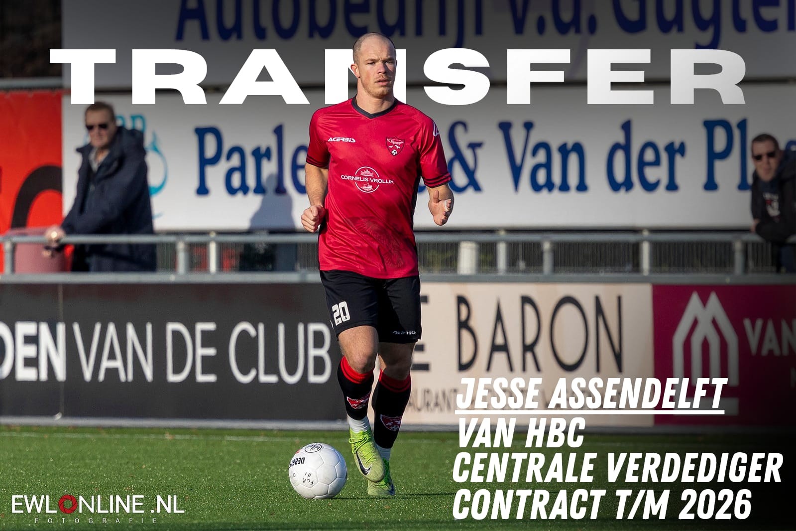 Transfernieuws | Jesse Assendelft en Yassin Kaabouni per direct ingevlogen