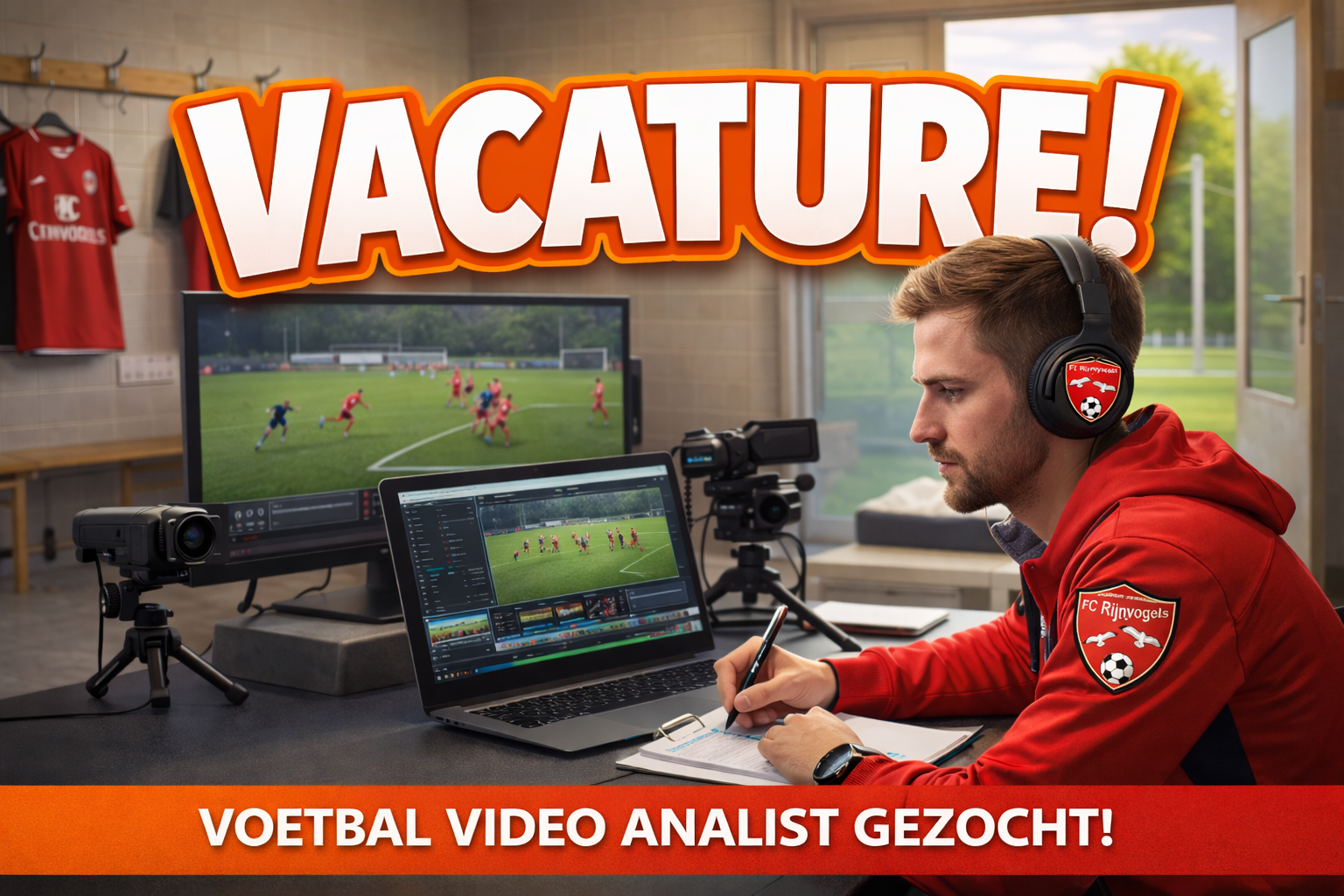 Rijnvogels Vrouwen 1 (Topklasse) zoekt een video analist voor het seizoen 2026-2027