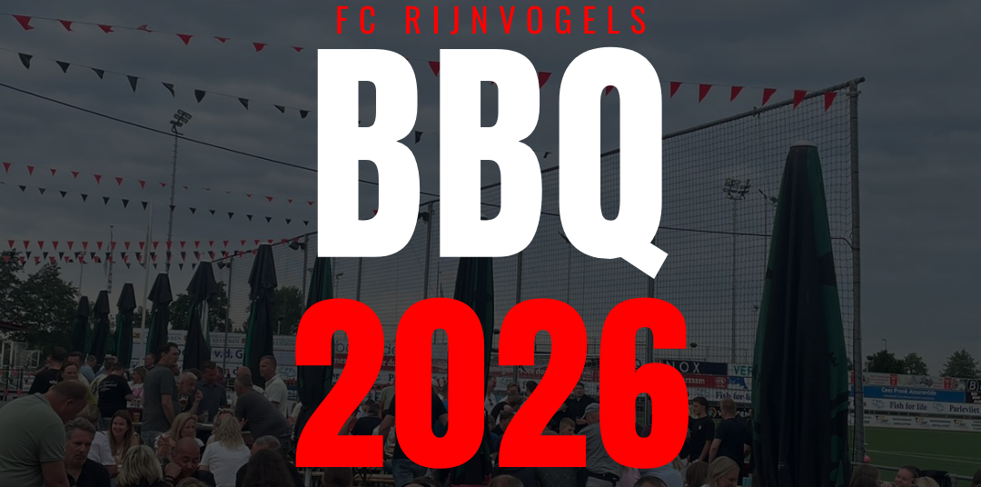 FC Rijnvogels BBQ | 30 mei op Sportpark de Kooltuin
