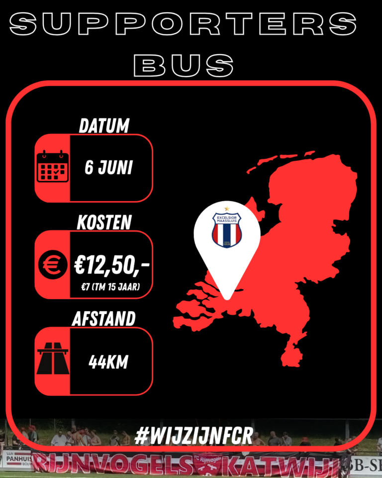 BUSREIS | Alle steun nodig bij Excelsior Maassluis!