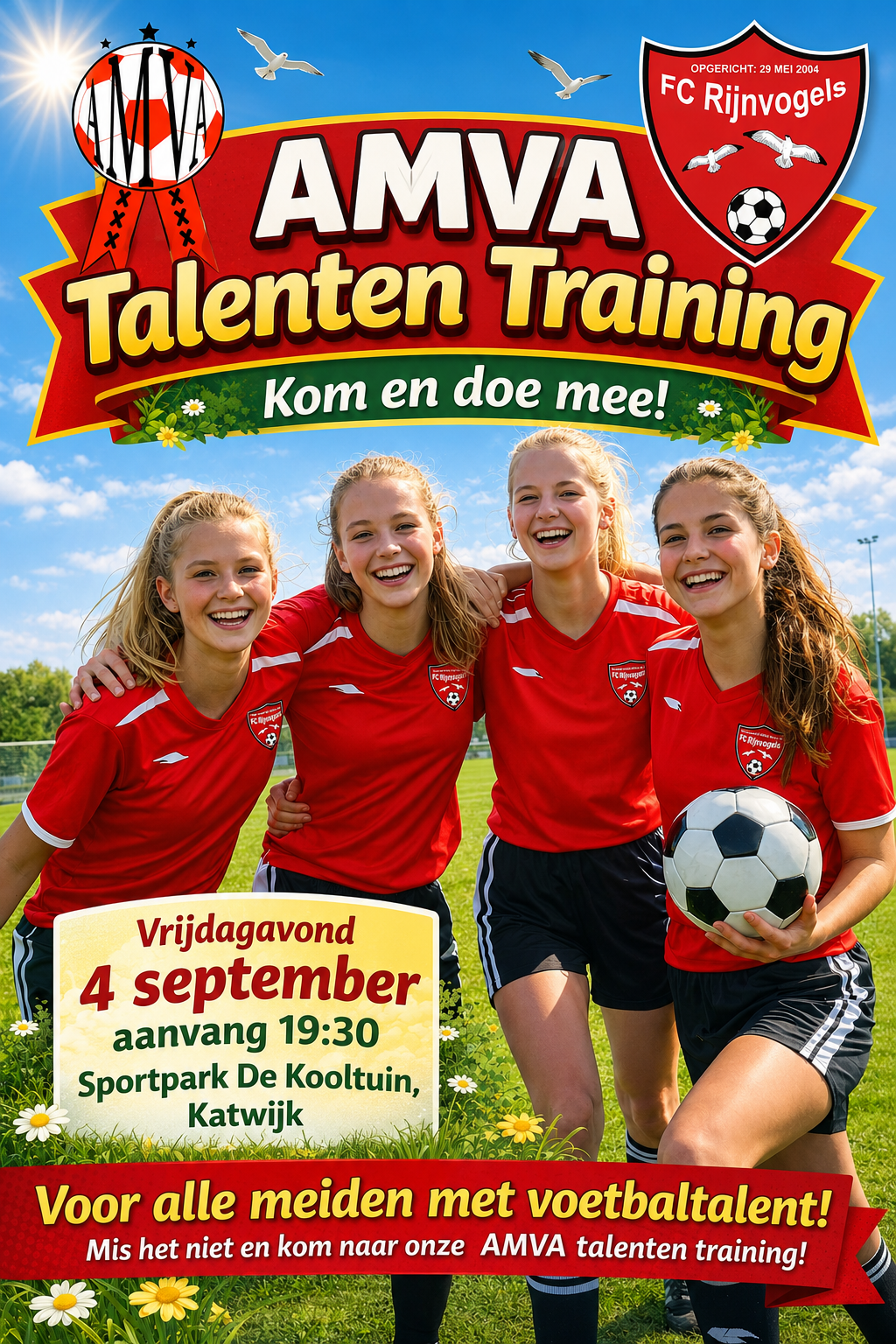 Samenwerking FC Rijnvogels & AMVA